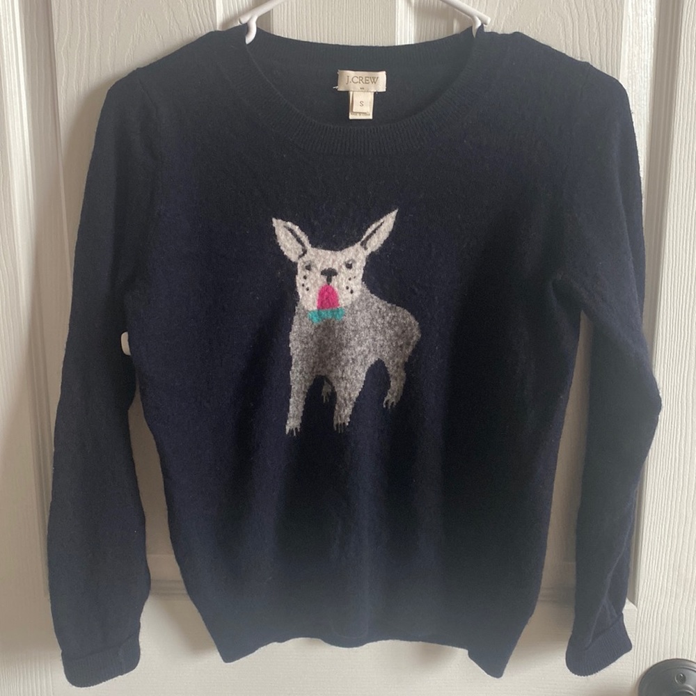 Women’s J.Crew Frenchie navy sweater small